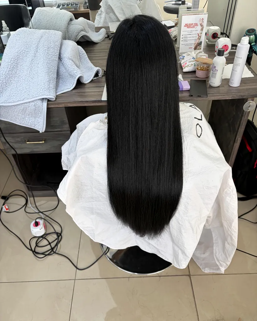 After &mdash; eight packs of tape-in hair extensions, full length and volume, The Edit by K.C Johannesburg
