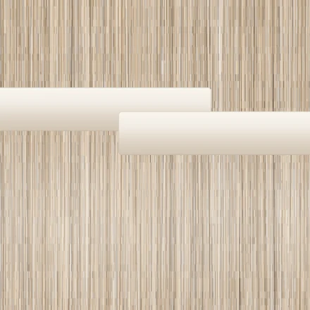 Close-up of a 3cm tape bond lying flat against the hair